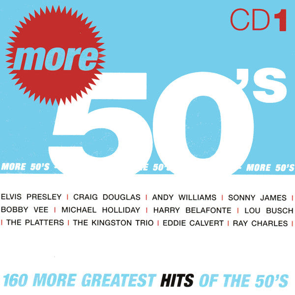 Various : More 50's - 160 More Greatest Hits Of The 50's (8xCD, Comp + Box)