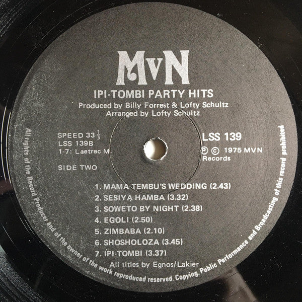 Ipi-Tombi : Dance Party (LP, Album)