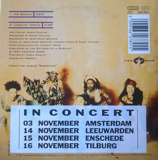 Zap Mama : Mr Brown (CD, Single)