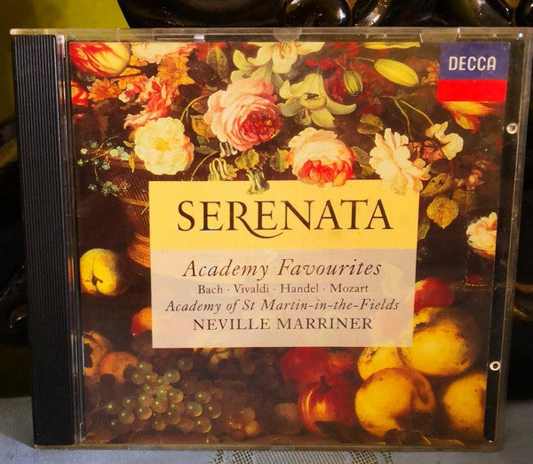 Johann Sebastian Bach ● Antonio Vivaldi ● Georg Friedrich Händel ● Wolfgang Amadeus Mozart - The Academy Of St. Martin-in-the-Fields, Sir Neville Marriner : Serenata Academy Favourites (CD, Album, Comp, RM)