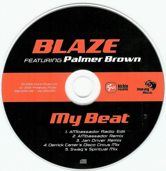 Blaze Featuring Palmer Brown : My Beat (CD, Maxi)