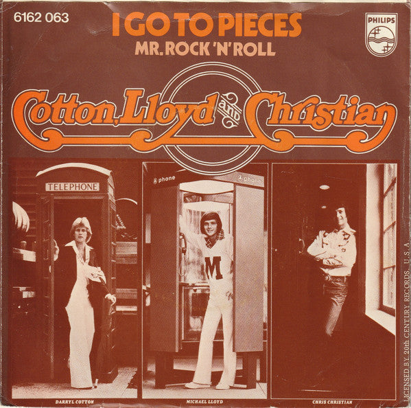 Cotton, Lloyd & Christian : I Go To Pieces (7", Single)