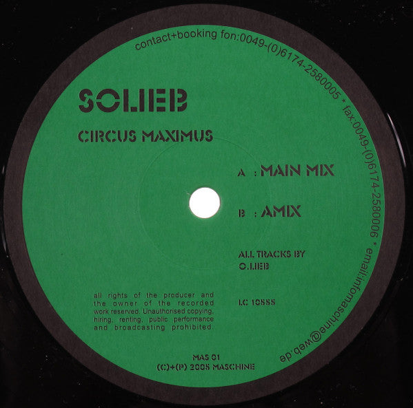 Solieb : Circus Maximus (12")