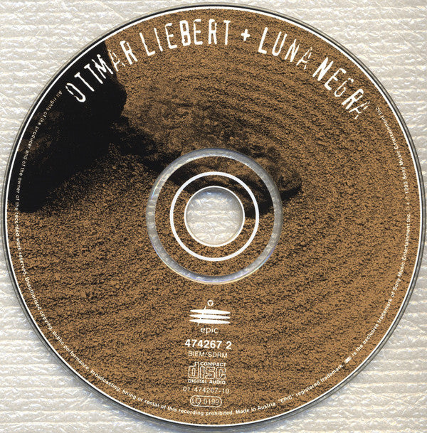 Ottmar Liebert And Luna Negra : The Hours Between Night + Day (CD, Album)