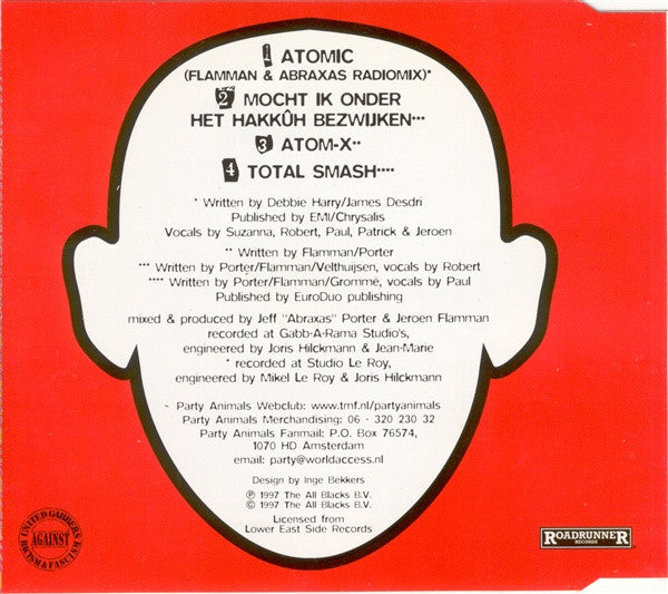 Party Animals : Atomic (CD, Maxi)