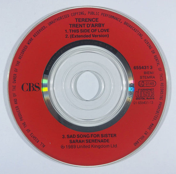 Terence Trent D'Arby : This Side Of Love (CD, Mini, Maxi)