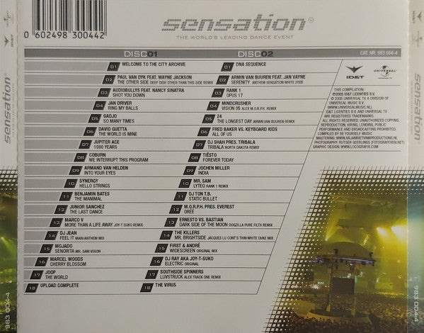 Various : Sensation 2005 (White Edition) (2xCD, Comp, Mixed)