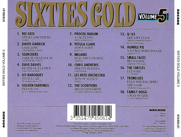 Various : Sixties Gold - Volume 5 (CD, Comp)