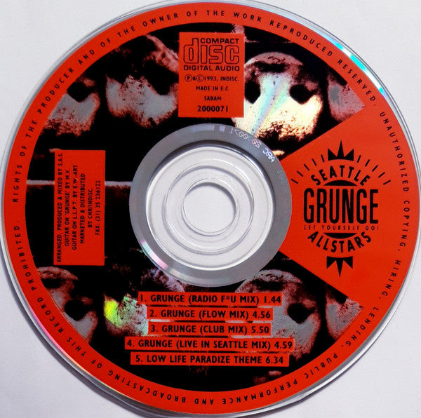 Seattle All Stars : Grunge (Let Yourself Go!) (CD, Maxi)