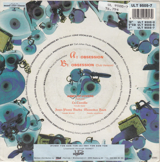 Army Of Lovers : Obsession (7", Single)