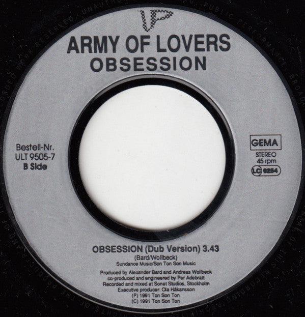 Army Of Lovers : Obsession (7", Single)