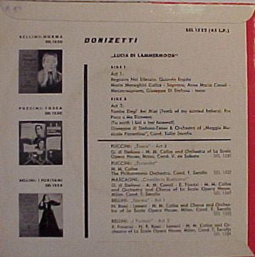 Gaetano Donizetti : Lucia Di Lammermoor (7", EP)