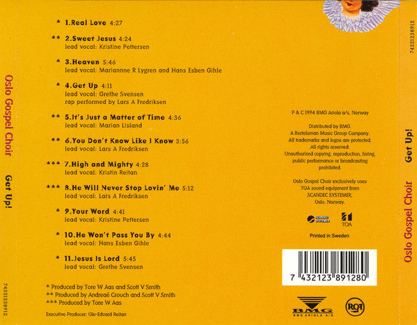 Oslo Gospel Choir : Get Up! (CD, Album)