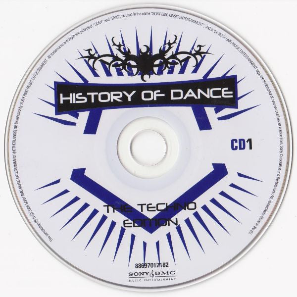 Various : History Of Dance - 9 - The Techno Edition Top 100 (5xCD, Comp)