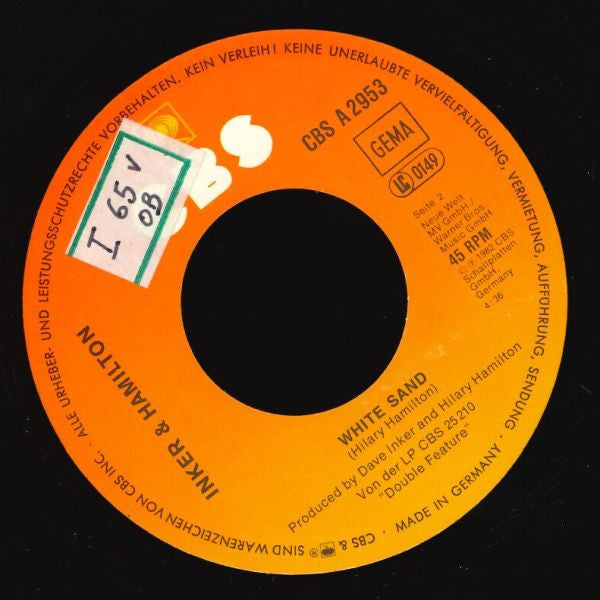 Inker & Hamilton : Lonely City (7", Single)
