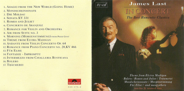 James Last : In Concert The Best Romantic Classics (CD, Comp)