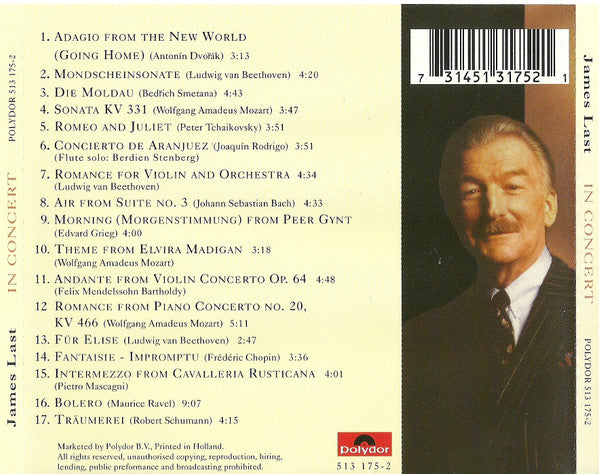 James Last : In Concert The Best Romantic Classics (CD, Comp)