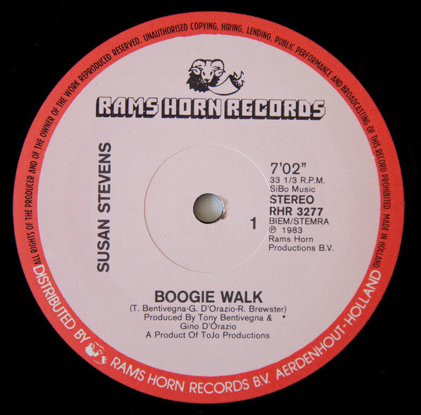 Susan Stevens : Boogie Walk (12")
