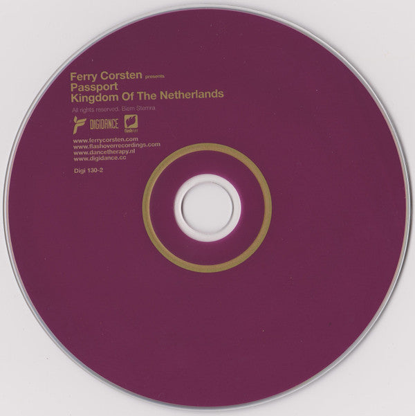 Ferry Corsten : Passport: Kingdom Of The Netherlands (CD, Mixed)