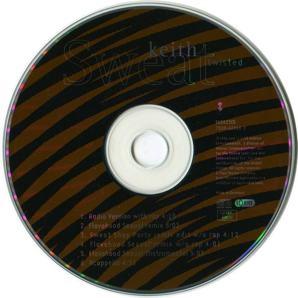 Keith Sweat : Twisted (CD, Maxi)