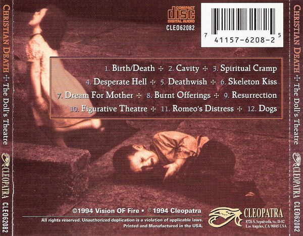 Christian Death : The Doll's Theatre (CD, Album, Ltd, Num, RE)