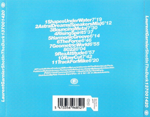 Laurent Garnier : Shot In The Dark (CD, Album, RE)