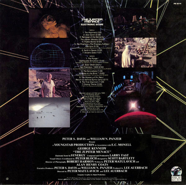 Synergy (3), Larry Fast : The Jupiter Menace (Original Motion Picture Soundtrack) (LP, Album)