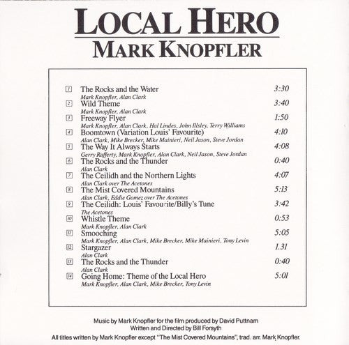 Mark Knopfler : Local Hero (CD, Album, RE)