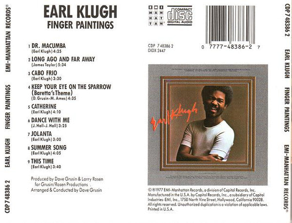 Earl Klugh : Finger Paintings (CD, Album)