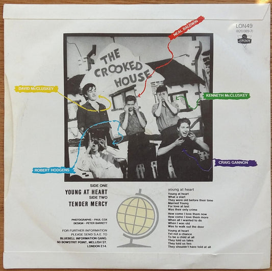 The Bluebells : Young At Heart (7", Single)
