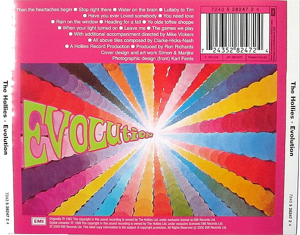 The Hollies : Evolution (CD, Album, RE, RM)