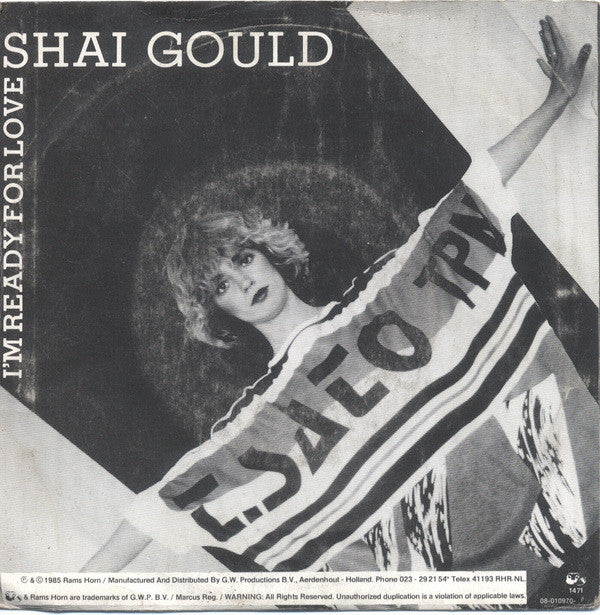 Shai Gould : I'm Ready For Love (7", Single)