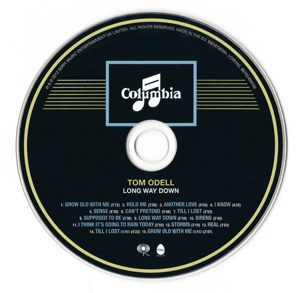 Tom Odell : Long Way Down (CD, Album, Car)