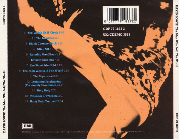 David Bowie : The Man Who Sold The World (CD, Album, RE, RM, RP)