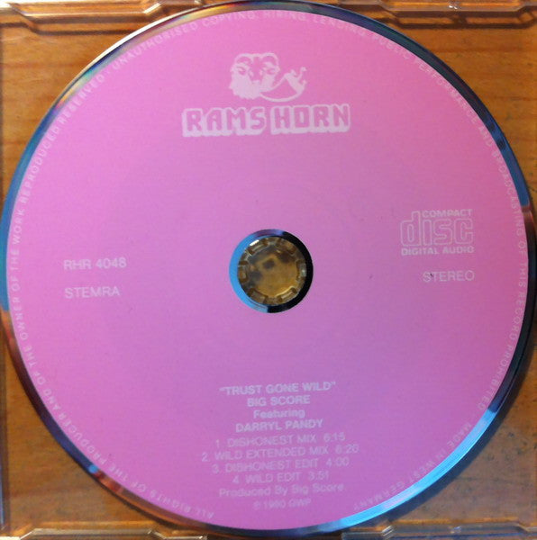 Big Score : Trust Gone Wild (CD, Maxi)