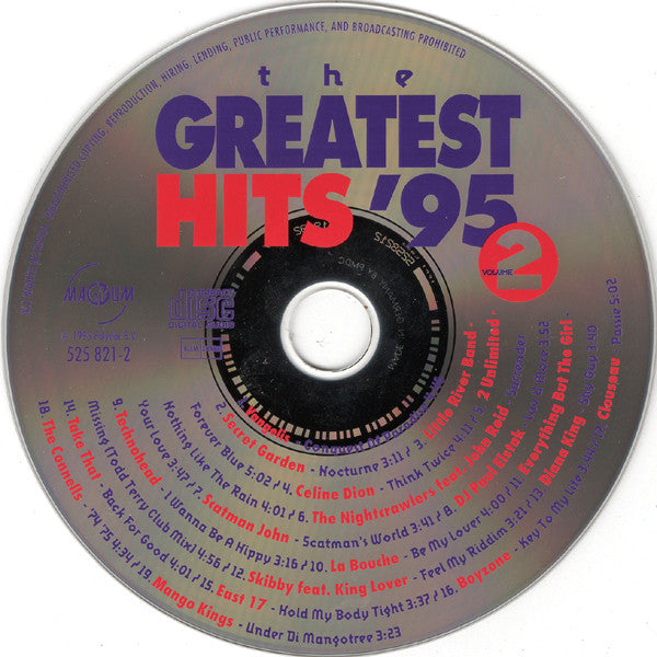 Various : The Greatest Hits '95 Volume 2 (2xCD, Comp)