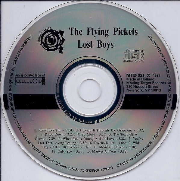 The Flying Pickets : Lost Boys (CD, Album)