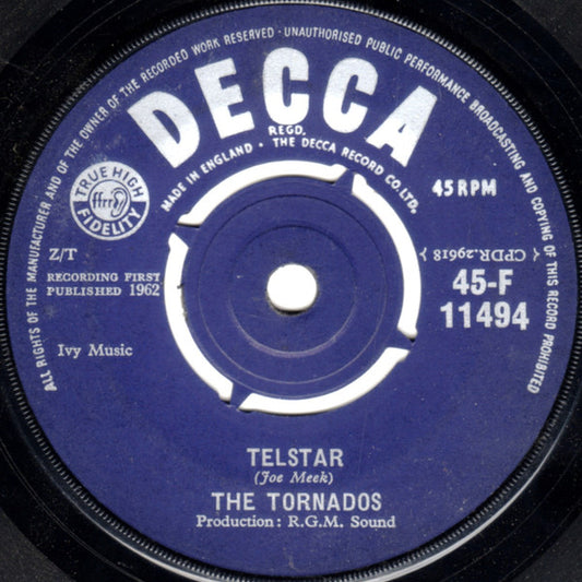 The Tornados : Telstar (7", Single)