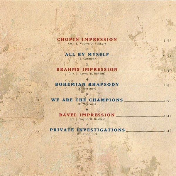 Jan Vayne : Classics & Pop Volume 1 (CD, Album)