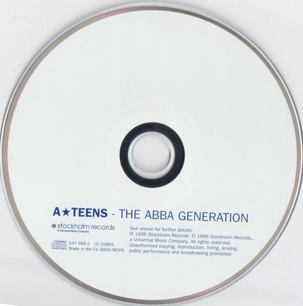 A*Teens : The ABBA Generation (CD, Album)