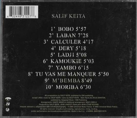 Salif Keita : M'Bemba (CD, Album)