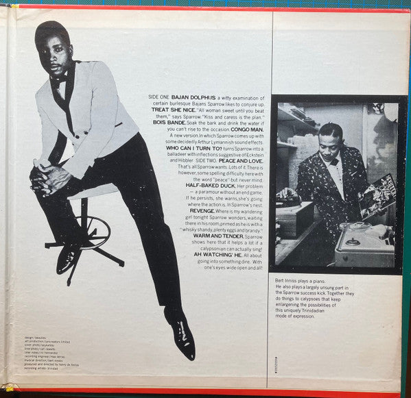 Mighty Sparrow : Spicy Sparrow (LP, Album, Gat)