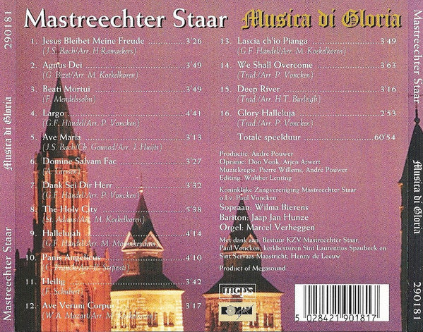 De Mastreechter Staar : Musica Di Gloria (CD, Album)