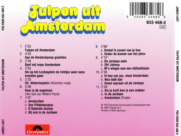 James Last : Tulpen Uit Amsterdam (CD, Album, RE)