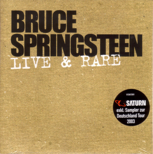 Bruce Springsteen : Live & Rare (CD, Promo, Smplr)