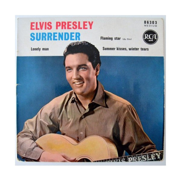 Elvis Presley With The Jordanaires : Surrender (7", EP, Mono, Sol)