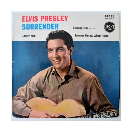 Elvis Presley With The Jordanaires : Surrender (7", EP, Mono, Sol)