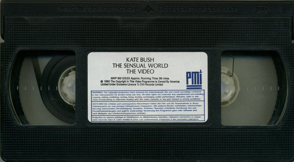 Kate Bush : The Sensual World - The Video (VHS, PAL)