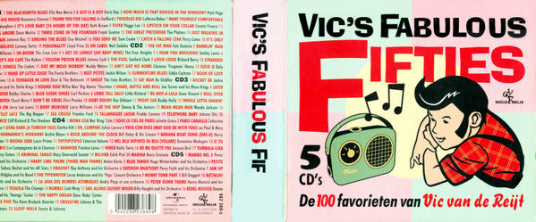 Various : Vic's Fabulous Fifties (De 100 favorieten van Vic van de Reijt) (5xCD, Comp)