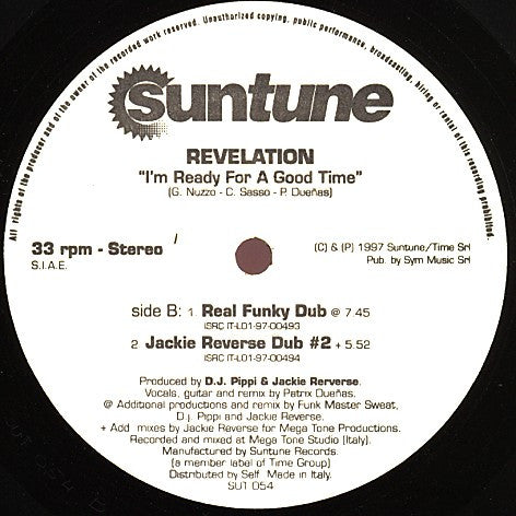 Revelation (6) : I'm Ready For A Good Time (12")